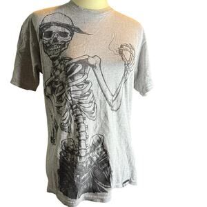 Fifty24SF Gallery Vintage Skeleton Tee, Smoking, Streetwear, Artist, Medium